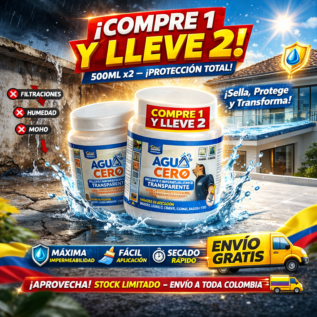 Impermeabilizante sellador 500 ML x 2