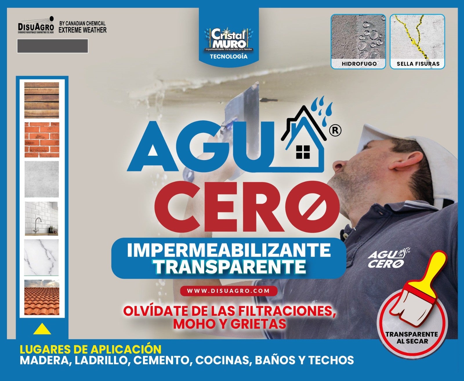 Impermeabilizante sellador 500 ML x 2